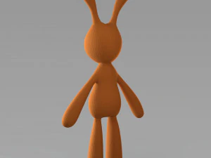 cloth rabbit doll 3D Model