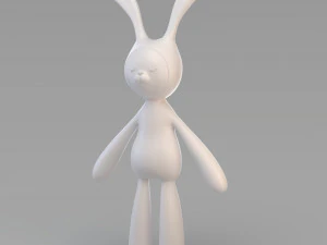 cloth rabbit doll 3D Model