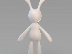 cloth rabbit doll 3D-Modell
