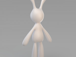 cloth rabbit doll 3D-Modell