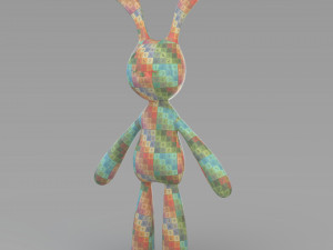 cloth rabbit doll 3D-Modell
