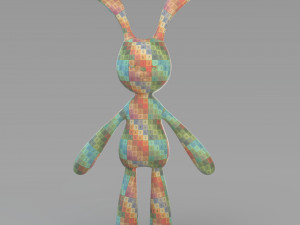 cloth rabbit doll 3D-Modell