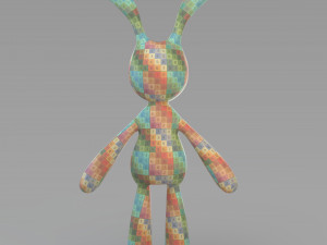 cloth rabbit doll 3D-Modell