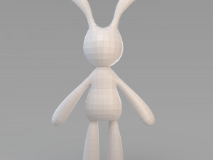 cloth rabbit doll 3D-Modell