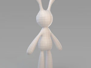 cloth rabbit doll 3D Model