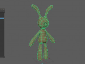 cloth rabbit doll 3D-Modell