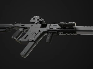 vetor kriss gera&ccedil;&atilde;o 2 sub-d Modelo 3D