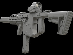 kriss vector gen 2 sub-d 3D Model
