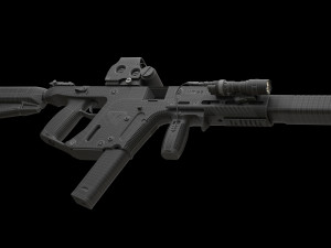 kriss vector gen 2 sub-d 3D Model