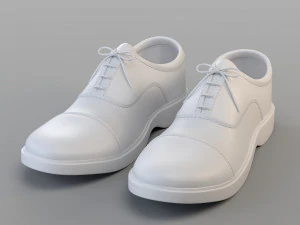 классические оксфорды с героями мультфильмов 3D Модель