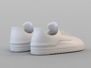 cartoon sand shoes Modello 3D