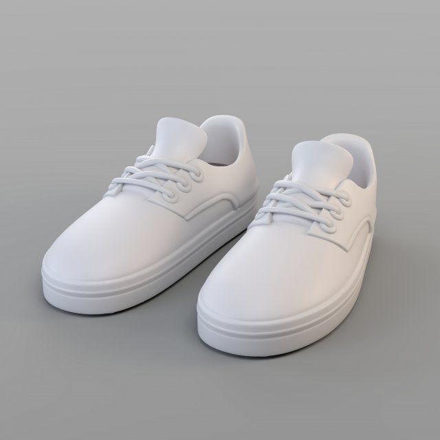 cartoon sand shoes Modello 3D .c4d .max .obj .3ds .fbx .stl .blend 