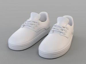 cartoon sand shoes 3D Model
