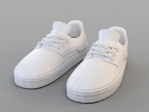 cartoon sand shoes Modello 3D