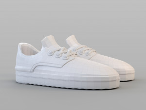 cartoon sand shoes Modello 3D