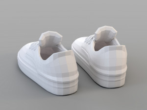 cartoon sand shoes Modello 3D