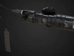 surefire m322c scout light 3D Model