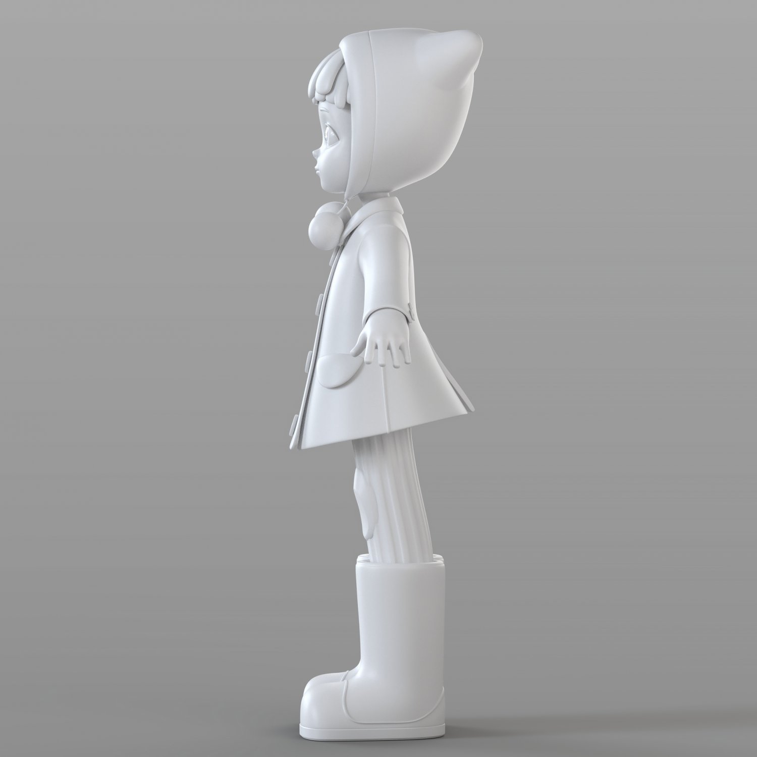 Little nightmares mono 3D Model in Child 3DExport