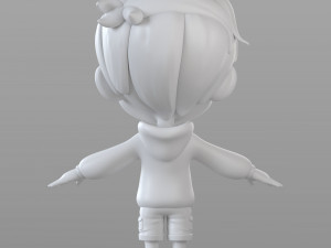 cartoon little boy Modelo 3D