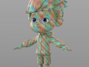 cartoon little boy Modelo 3D