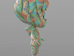 cartoon little boy 3D Model