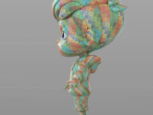 cartoon little boy 3D Model