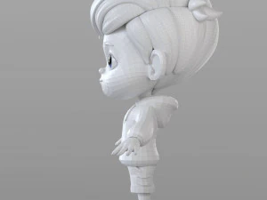 cartoon little boy 3D Model