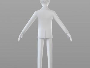 cartoon businessman 3D 模型