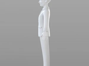 cartoon businessman 3D Model