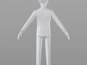 cartoon businessman 3D Model