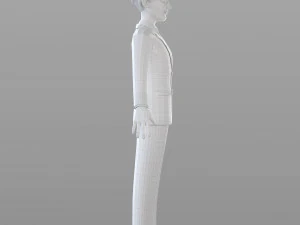 cartoon businessman 3D Model