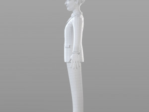cartoon businessman 3D 模型