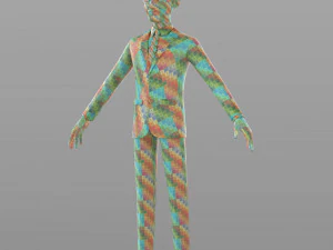 cartoon businessman 3D Model