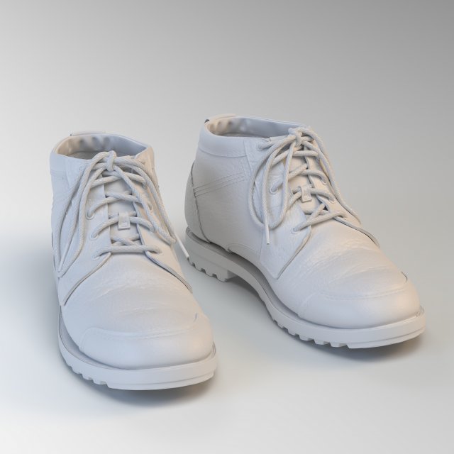 realistic boots Modello 3D .c4d .max .obj .3ds .fbx .stl .blend 