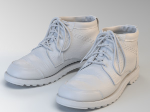 realistic boots Modello 3D