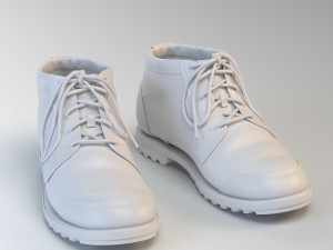 realistic boots Modello 3D