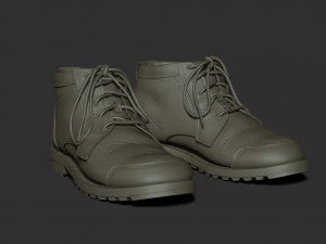 realistic boots 3D Model