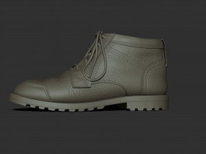 realistic boots Modello 3D