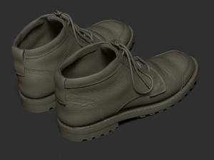 realistic boots Modello 3D