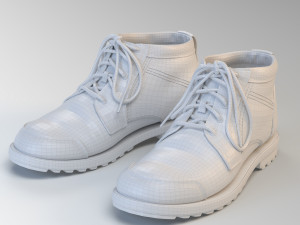 realistic boots Modello 3D