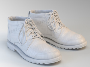 realistic boots Modello 3D