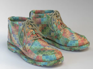 realistic boots 3D Model