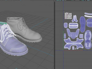 realistic boots 3D Model