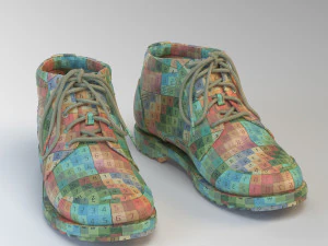 realistic boots 3D Model