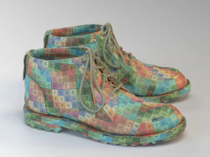 realistic boots 3D Model