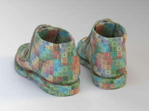 realistic boots Modello 3D