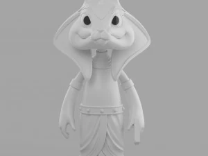 cartoon sphinx soldier 3D Model