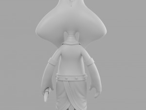 cartoon sphinx soldier 3D Model