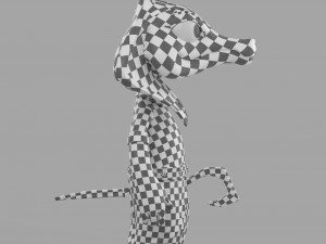 cartoon sphinx soldier 3D Model
