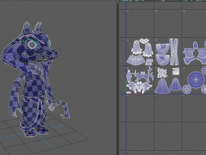 cartoon sphinx soldier 3D Model
